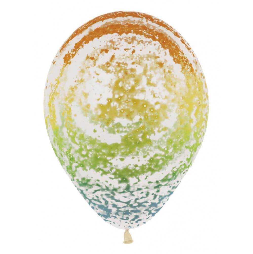 Граффити, Радуга, Прозрачный 30см